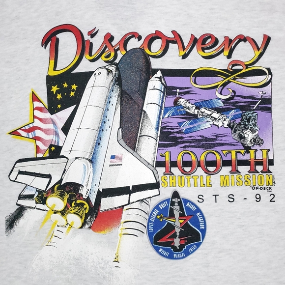 Vintage 2000s Discovery 100th Shuttle Mission Astronaut NASA STS 92 Polo… - Picture 2 of 15